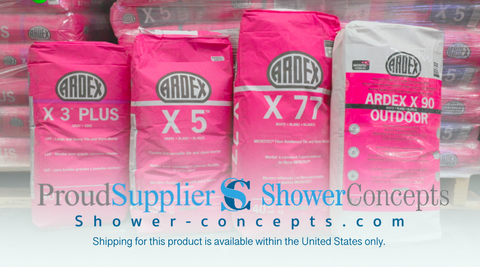 ARDEX Thin-Set  Available at Shower Concepts – High-Quality Tile Adhesives