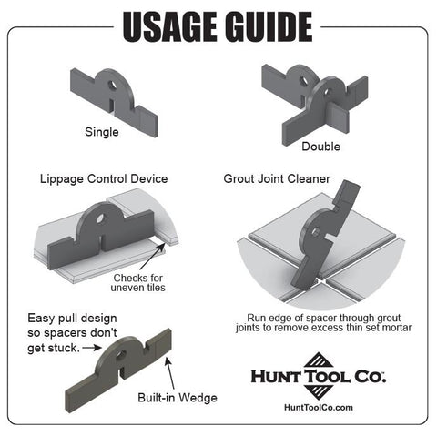Hunt Tile Spacer Wedge 1/16″